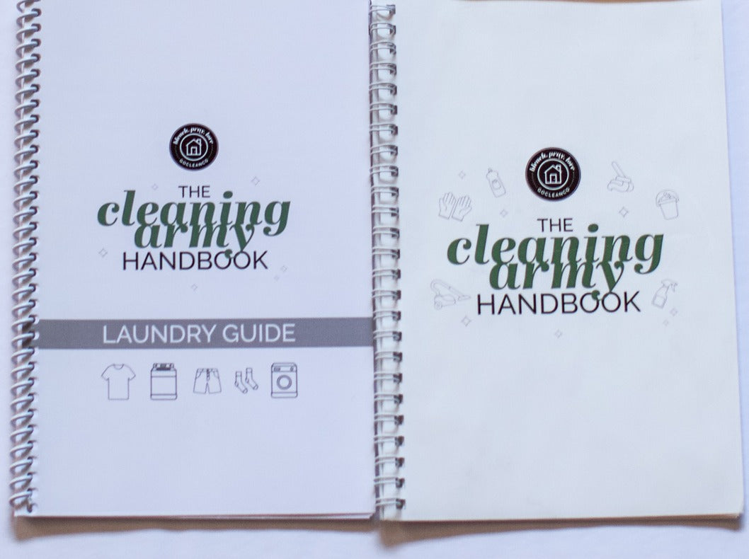 Bundles - The Cleaning Army Handbook and Laundry Guide (Hard Copies)