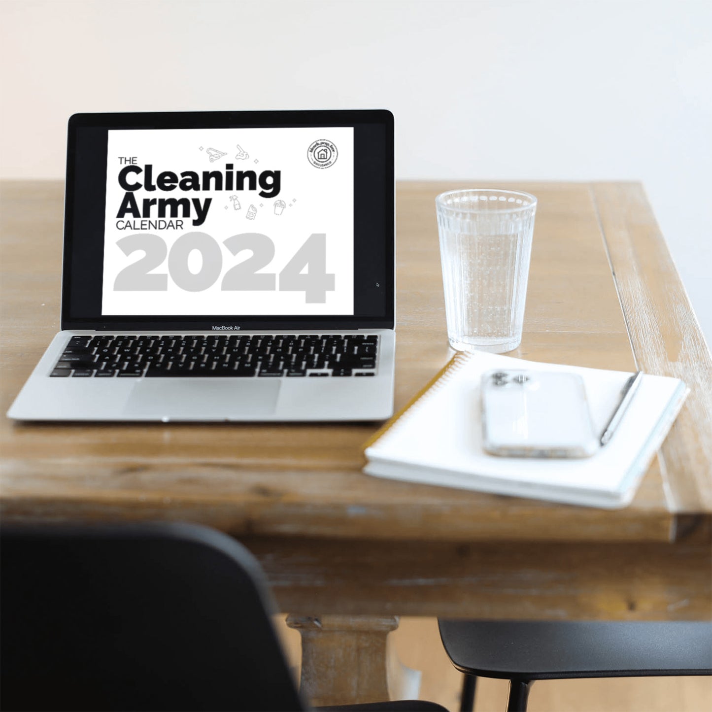 Bundles - 2024 Cleaning Army Calendar + Cleaning Army Handbook (Printable Download)